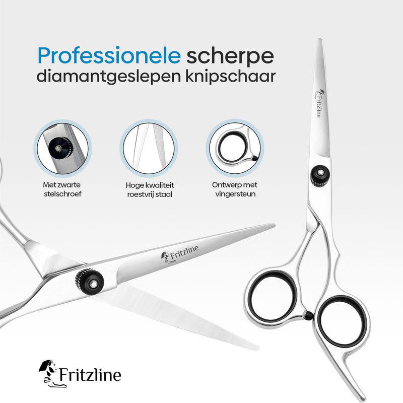 Fritzline® Professionelle Friseurschere aus Edelstahl: Zuverlässig, langlebig und inklusive Etui