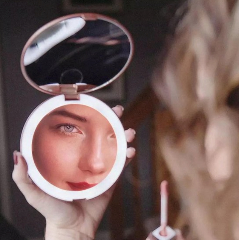 Fritzline© make-up spiegel | compact | Tru-Daylight LED verlichting