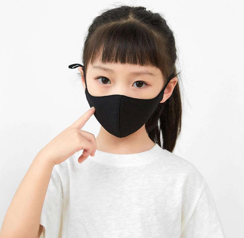 Set 5 mondmaskers kids 4 - 12 jaar - Extra ventilerend