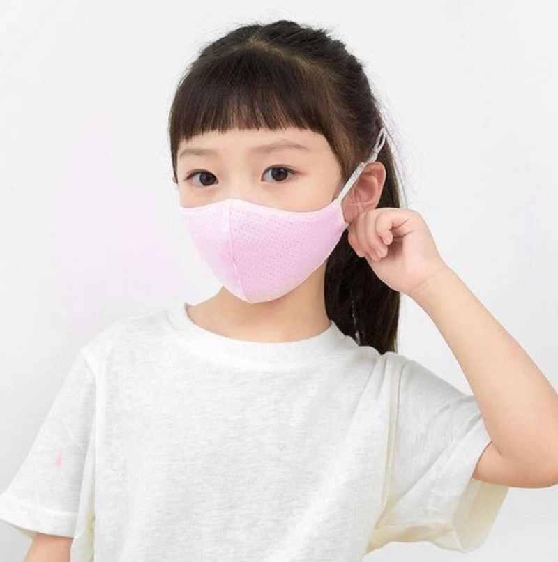 Set 5 mondmaskers kids 4 - 12 jaar - Extra ventilerend